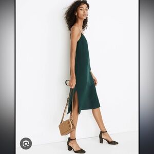 Madewell Eva silk slip dress